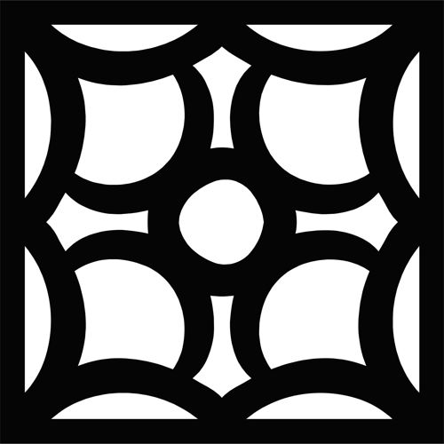طرح برش لیزری اتاق نشیمن یکپارچه گلدار گلدار شبکه استنسیل الگو - laser cut living room seamless floral floral lattice stencil pattern - برای دستگاه CNC چوب و لیزر (سی ان سی)