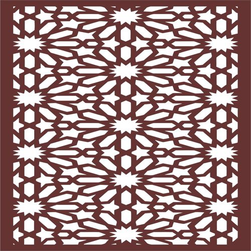 طرح برش لیزری اتاق نشیمن درز طرح شبکه - laser cut living room seamless lattice design - برای دستگاه CNC چوب و لیزر (سی ان سی)