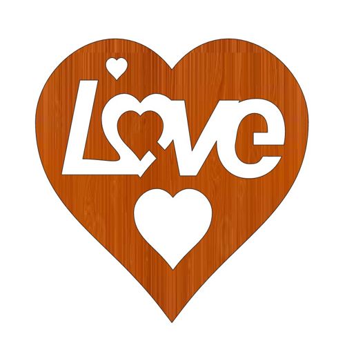 طرح برش لیزری قلب عشق روز ولنتاین برچسب چوبی جاکلیدی - laser cut love heart valentines day tag wooden keychain ve - برای دستگاه CNC چوب و لیزر (سی ان سی)