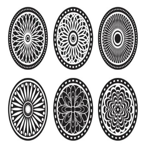 طرح های ماندالا برش لیزری با سی ان سی پروژه - laser cut mandala ornaments cool cnc project ve - برای دستگاه CNC چوب و لیزر (سی ان سی)