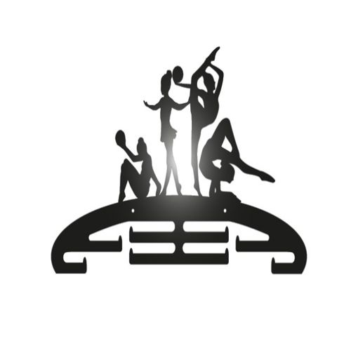 طرح برش لیزری مدال ژیمناستیک - laser cut medalist gymnastics - برای دستگاه CNC چوب و لیزر (سی ان سی)