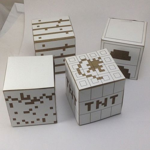 طرح بلوک‌های مقوایی برش لیزری ماینکرافت - laser cut minecraft cardstock blocks ve - برای دستگاه CNC چوب و لیزر (سی ان سی)
