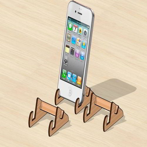 طرح پایه موبایل برش لیزری ایده - laser cut mobile holder idea - برای دستگاه CNC چوب و لیزر (سی ان سی)