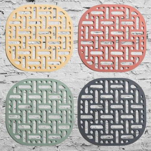 طرح زیرلیوانی مدرن لیزری برش خورده ظرف داغ - laser cut modern coffee cup coasters hot dish pads ve - برای دستگاه CNC چوب و لیزر (سی ان سی)
