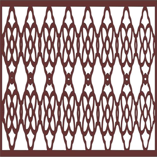 طرح برش لیزری پانل مدرن جالی جداکننده اتاق پارچه - laser cut modern panel jali room divider - برای دستگاه CNC چوب و لیزر (سی ان سی)