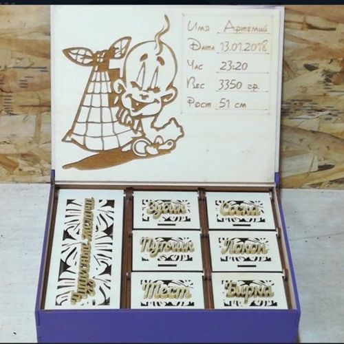 طرح جعبه گنج مامان برش لیزری - laser cut mom treasure box ve - برای دستگاه CNC چوب و لیزر (سی ان سی)