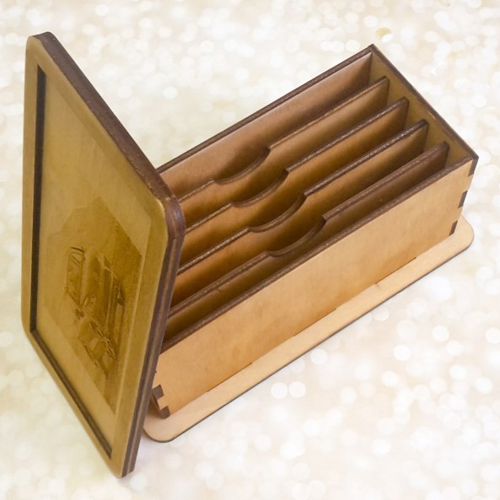 طرح قالب جعبه پول برش لیزری - laser cut money box template ve - برای دستگاه CNC چوب و لیزر (سی ان سی)