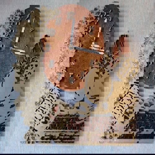 طرح برش لیزری چندلایه دکور الگوی ساعت - laser cut multilayer decor pattern clock ve - برای دستگاه CNC چوب و لیزر (سی ان سی)