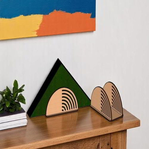 طرح جا دستی برش خورده لیزری میز نظم دهنده - laser cut napkin holder tissue table organizer ve - برای دستگاه CNC چوب و لیزر (سی ان سی)