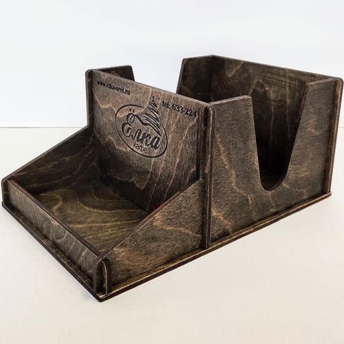 طرح laser-cut-napkin-holder-with-salt-and-pepper-holder-storage-organizer-for-kitchen-and-dinning-table-ve