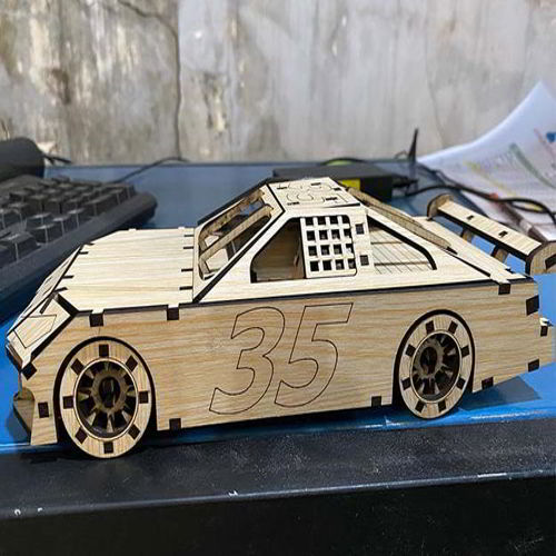 طرح برش لیزری نسکار اسباب بازی مسابقه ماشین - laser cut nascar toy racing car ve - برای دستگاه CNC چوب و لیزر (سی ان سی)