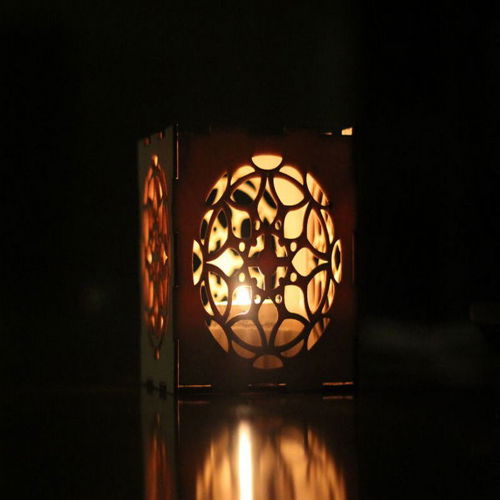 طرح قالب لامپ جعبه چراغ شب برش لیزری الگو - laser cut night light box lamp template - برای دستگاه CNC چوب و لیزر (سی ان سی)