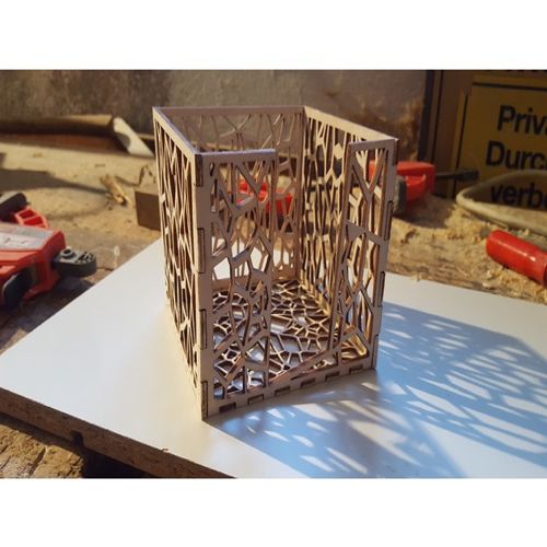 طرح برش لیزری جای یادداشت - laser cut note holder ve - برای دستگاه CNC چوب و لیزر (سی ان سی)