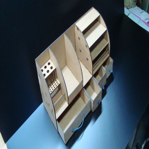 طرح laser-cut-organizer-pattern-wood-projects-plans-cnc-wood-desk-organizer-box-ve