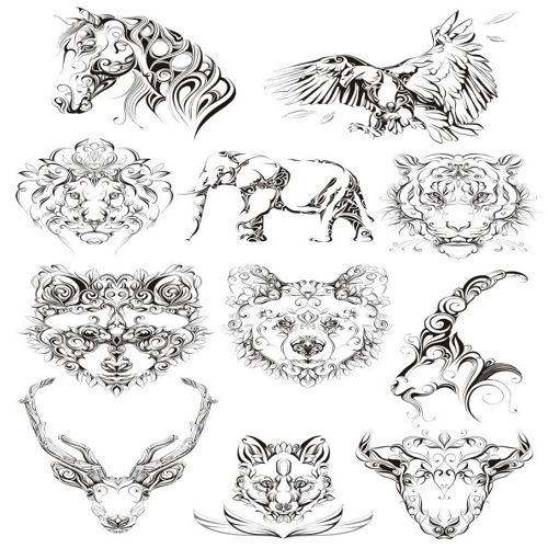 طرح برش لیزری اصلی حیوانات - laser cut original animals ve - برای دستگاه CNC چوب و لیزر (سی ان سی)