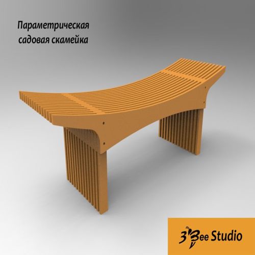 طرح صندلی برش لیزری فضای باز - laser cut outdoor chair ve - برای دستگاه CNC چوب و لیزر (سی ان سی)