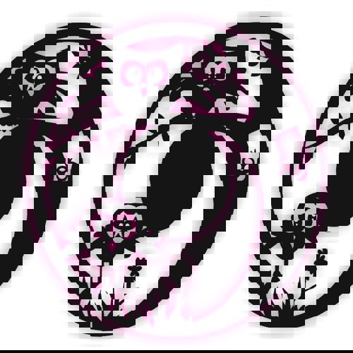 طرح مدل ساعت جغد برش لیزری - laser cut owl clock model 2 ve - برای دستگاه CNC چوب و لیزر (سی ان سی)