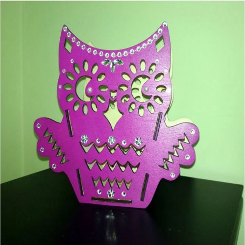 طرح laser-cut-owl-organizer-layout-ve