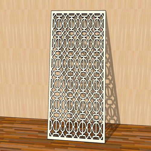 طرح پنل برش لیزری انتزاعی هندسی الگوی دایره شبکه تزئین - laser cut panel abstract geometric pattern circular grid ornament ve - برای دستگاه CNC چوب و لیزر (سی ان سی)