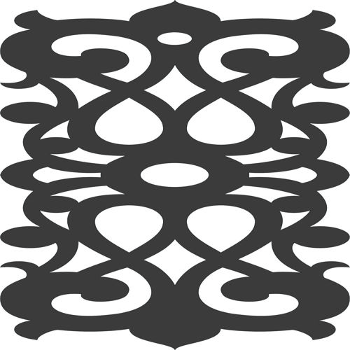 طرح پنل برش لیزری شبکه - laser cut panel lattice - برای دستگاه CNC چوب و لیزر (سی ان سی)