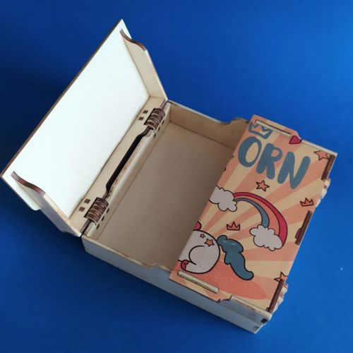 طرح برش لیزری پوشیده جعبه - laser cut pattern covered box - برای دستگاه CNC چوب و لیزر (سی ان سی)