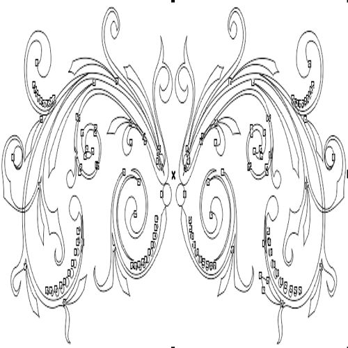 طرح برش لیزری طرح - laser cut pattern design 0025 - برای دستگاه CNC چوب و لیزر (سی ان سی)
