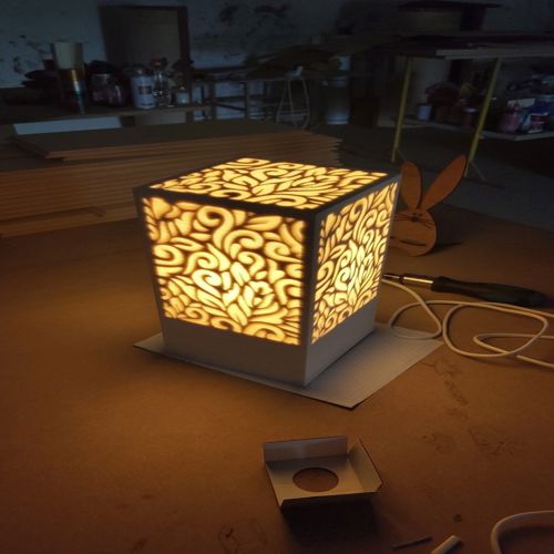 طرح برش لیزری لامپ - laser cut pattern lamp ve - برای دستگاه CNC چوب و لیزر (سی ان سی)