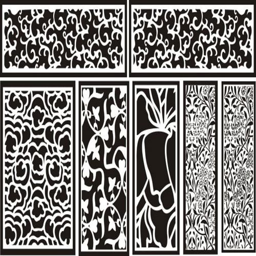 طرح برش لیزری صفحه - laser cut pattern screen 116 - برای دستگاه CNC چوب و لیزر (سی ان سی)