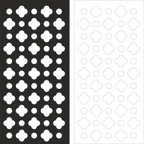 طرح الگوی برش لیزری وکتور - laser cut pattern vector - برای دستگاه CNC چوب و لیزر (سی ان سی)