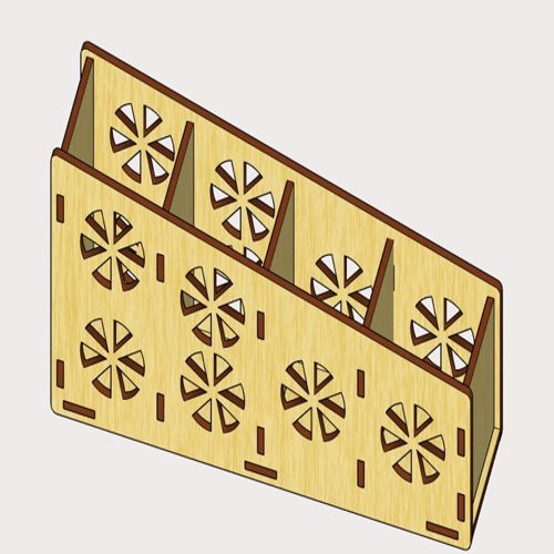 طرح جعبه مداد برش لیزری بسته جا قلم ابزار آموزشی نمایشگر پایه - laser cut pencil box bundle pen holder education tools display stand - برای دستگاه CNC چوب و لیزر (سی ان سی)