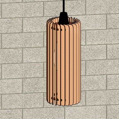 طرح آویز برش لیزری لامپ - laser cut pendant light lamp ve - برای دستگاه CNC چوب و لیزر (سی ان سی)