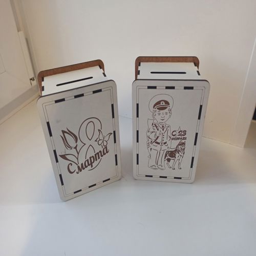 طرح برش لیزری شخصی سازی بانک - laser cut personalized bank ve - برای دستگاه CNC چوب و لیزر (سی ان سی)