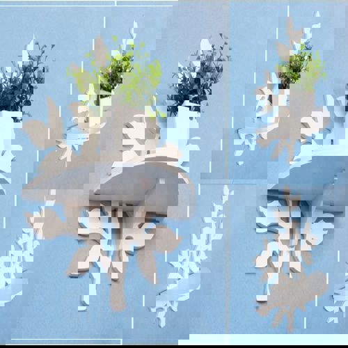 طرح برش لیزری گلدان قفسه - laser cut planter shelf ve - برای دستگاه CNC چوب و لیزر (سی ان سی)