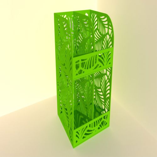 طرح برش پلاستیکی انبارش با لیزر - laser cut plastic storage ve - برای دستگاه CNC چوب و لیزر (سی ان سی)