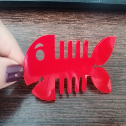 طرح برش لیزری پلکسی گلاس جیبی نگهدارنده هدفون بند ماهی سازماندهنده بند - laser cut plexiglass pocket headphone holder fish cord organizer - برای دستگاه CNC چوب و لیزر (سی ان سی)