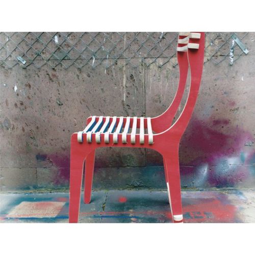 طرح تخته سه لا صندلی برش لیزری جنس ضخامت mm - laser cut plywood chair material thickness 18mm - برای دستگاه CNC چوب و لیزر (سی ان سی)