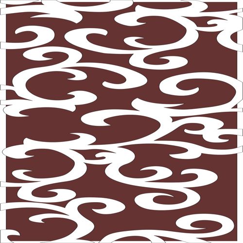 طرح پنجره پارتیشن حریم خصوصی برش لیزری پانل - laser cut privacy partition window jali panel - برای دستگاه CNC چوب و لیزر (سی ان سی)