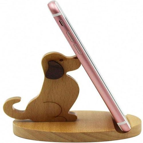 طرح پایه گوشی برش لیزری توله سگ نگهدارنده گوشی همراه - laser cut puppy phone stand cell phone holder ve - برای دستگاه CNC چوب و لیزر (سی ان سی)