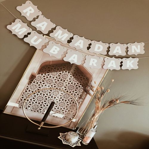 طرح بنر برش لیزری رمضان رمضان مبارک دکور - laser cut ramadan banner ramadan mubarak decor ve - برای دستگاه CNC چوب و لیزر (سی ان سی)