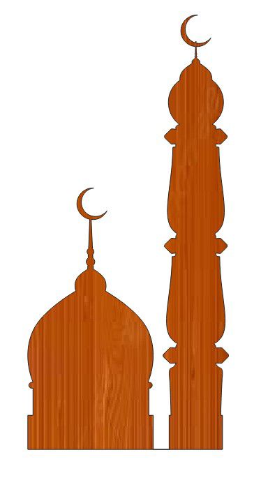 طرح برش لیزری رمضان کریم چوبی ساده برش - laser cut ramadan kareem wooden simple cutout ve - برای دستگاه CNC چوب و لیزر (سی ان سی)