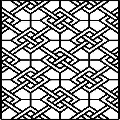 طرح جداکننده اتاق برش لیزری درز گل شبکه طرح - laser cut room separator seamless floral lattice design - برای دستگاه CNC چوب و لیزر (سی ان سی)