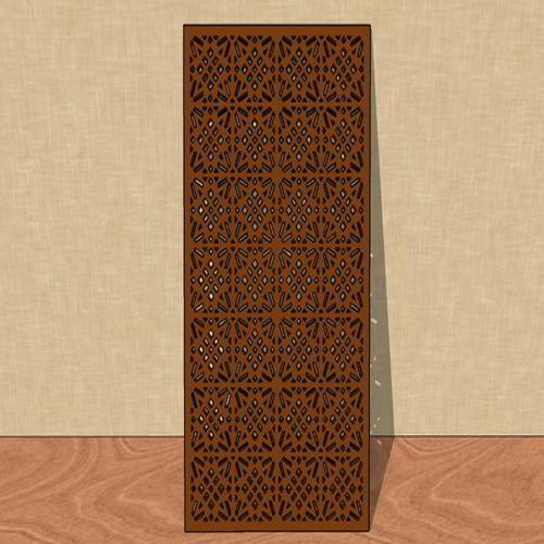 طرح برش لیزری یکپارچه طرح جلی - laser cut seamless jali design ve - برای دستگاه CNC چوب و لیزر (سی ان سی)