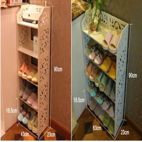 طرح جاکفشی برش لیزری قفسه سازماندهنده انبارداری سه بعدی پازل - laser cut shoe rack shelf organizer storage 3d puzzle ve - برای دستگاه CNC چوب و لیزر (سی ان سی)