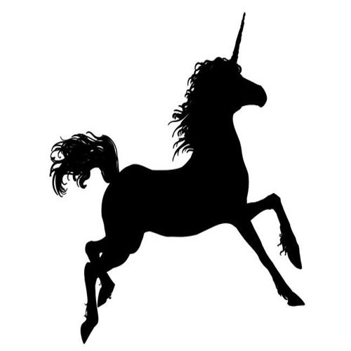 طرح برش لیزری سیلوئت یونیکورن - laser cut silhouette unicorn ve - برای دستگاه CNC چوب و لیزر (سی ان سی)