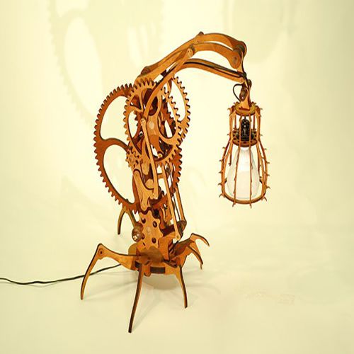 طرح برش لیزری اسکورپیون لامپ - laser cut skorpion lamp ve - برای دستگاه CNC چوب و لیزر (سی ان سی)