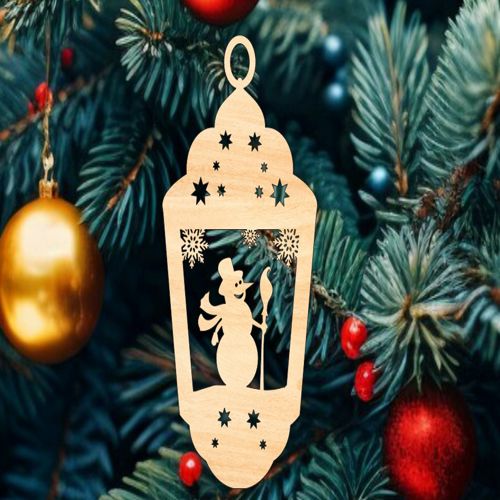 طرح برش لیزری آدم برفی، تزئینات، آویز، اسباب بازی، تزئینات کریسمس، - laser cut snowman ornament hanging bauble christmas decorations ve - برای دستگاه CNC چوب و لیزر (سی ان سی)