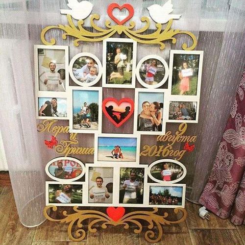 طرح قاب عکس طرح‌دار با برش لیزری مخصوص قاب - laser cut special design patterned photo frame ve - برای دستگاه CNC چوب و لیزر (سی ان سی)