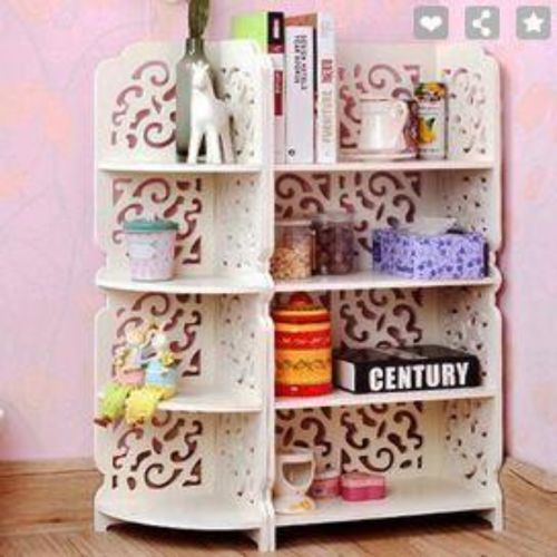 طرح قالب قفسه نگهداری برش لیزری سه بعدی پازل - laser cut storage rack template 3d puzzle ve - برای دستگاه CNC چوب و لیزر (سی ان سی)