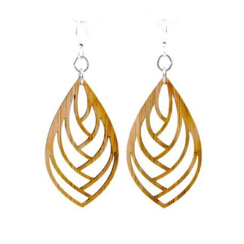 طرح برش لیزری شیک گوشواره طراحی جواهرات - laser cut stylish earring jewelry design - برای دستگاه CNC چوب و لیزر (سی ان سی)