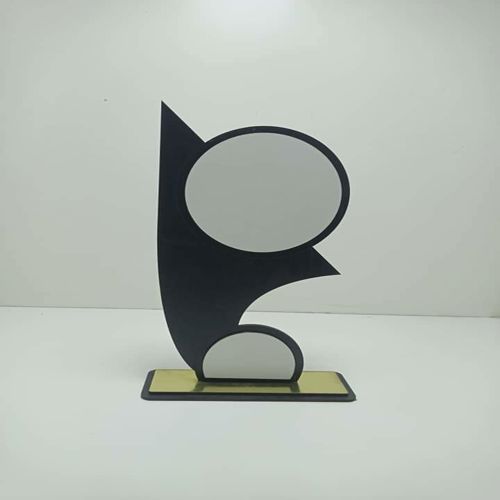 طرح برش لیزری صاف ام دی اف خالی غنائم - laser cut sublimation mdf blank trophy ve - برای دستگاه CNC چوب و لیزر (سی ان سی)